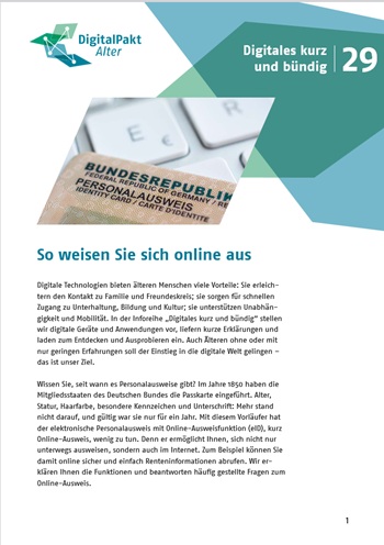 29 Onlein Ausweis